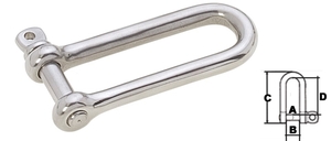 Inox 316 spojni člen 6 mm podaljšani.