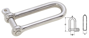 Inox 316 spojni člen 8 mm podaljšani.