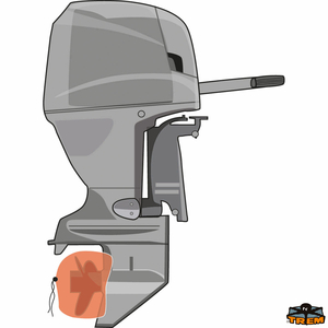 Vodoodporno pokrivalo propelerja 67x65 cm