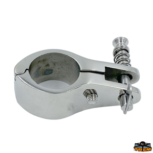 Vilična objemka za cev z zatičem, inox Aisi 316, za cev 22 mm