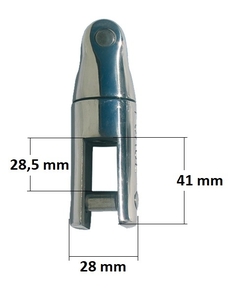 Rotirajuća sidrena spojnica od inoxa, M 6/7/8