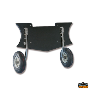 Prevozna krmna kolesa za gumenjak, zložljiva, premer 360 mm, nosilnost 180 kg
