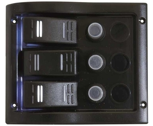 Stikalna plošča ''WaterProof Matic'', 3 varovalke