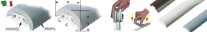 Nosilac 24mm za profil 34x18mm, 2m