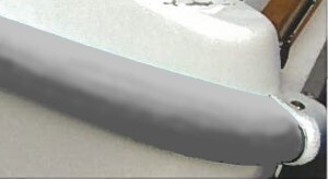 Bočni profil siv PVC 35 mm x 12m