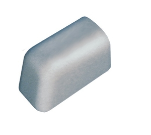 Zaključek profila, 85x40x50 mm, siv