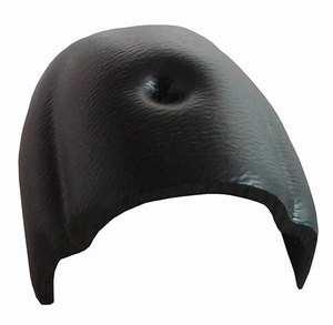Črn terminal 40mm za profil HN 34x18mm