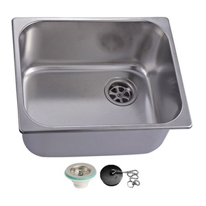 Vgradno pravokotno inox korito, 36x26 cm