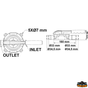 Membranska ručna pumpa