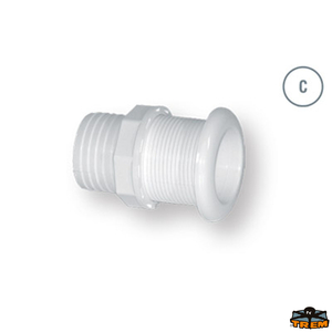 Skoznik za odvod vode notranji premer 42 mm dolžina 85 mm brez priključka za cev