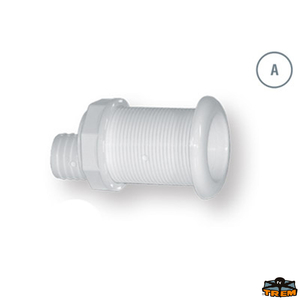 Skoznik za odvod vode notranji premer 42 mm dolžina 85 mm brez priključka za cev