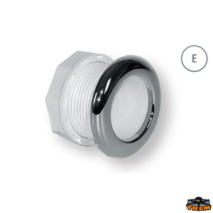 Skoznik izpust 85 mm, notranji premer 42 mm z aisi 316 prirobnico brez nastavka za cev