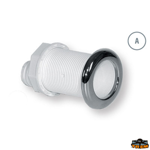 Skoznik izpust 85 mm, notranji premer 42 mm z aisi 316 prirobnico brez nastavka za cev