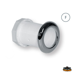 Skoznik izpust 85 mm, notranji premer 42 mm z aisi 316 prirobnico brez nastavka za cev