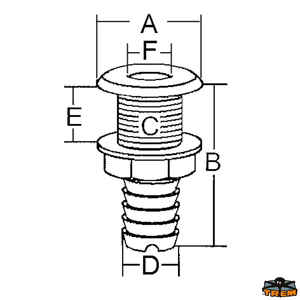 Odtok s protipovratno membrano 110 mm