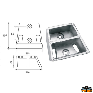Anoda za motore Bombardier (Johnson-Evinrude-OMC) artikal Polipodio OM009