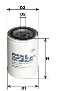 Nadomestna kartuša filtra separator za Yamaha do 200 KM