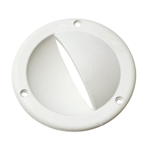 Zračnik iz plastične mase okrogle oblike, bel