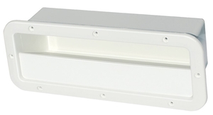 Stenska plastična niša-posoda s pregrado 540x244 mm