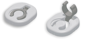 Sklopivi elastični držač za kuko, i veslo