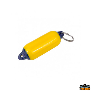 Majoni Fender oblika plavajočega obeska za ključe bele barve