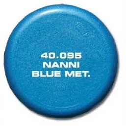Namenska barva v spreju za NANNI modra metalna