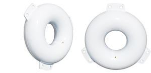 Bokobran premčni beli premera 33 cm