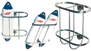 Nosilec bokobranov v nerjaveči izvedbi, premer 165 mm