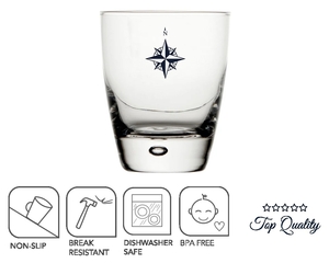 Čaša za vino 6x, izgled kristala, nelomljive