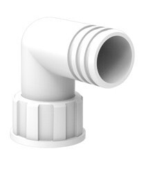 Pravokoten, 90° priključek cevi, z 1" na 1" 1/8 ( od 25 na 29 mm)