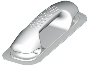 Ročaj "EVOLUTION" iz gume, siv