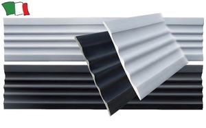 Zažčitni trak iz PVC za gumenjake, siva, 90 mm
