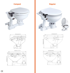 Ročni WC Seaflo Regular, keramika