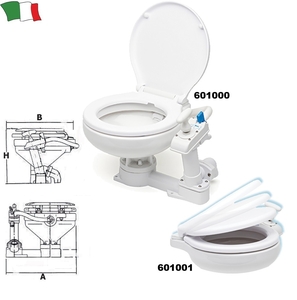 Ručni WC s lesenim pokrovom