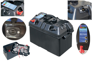 Ohišje za baterijo (Battery Box) + USB + vtičnice