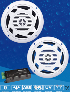 Vodotesni zvočniki 80W Ø 157 LED + Bluetooth