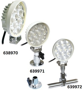 Led reflektor z vrtljivim nosilcem