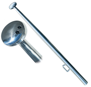 Drog za zastavo iz nerjavnega jekla AISI 316, 90 cm