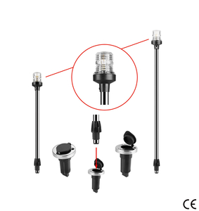 Seaflo LED sidreno svjetlo 360° bijelo, uvlačivi stup 90 cm