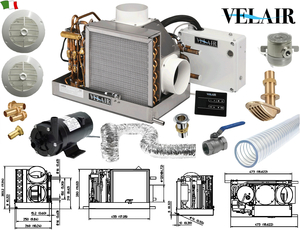 Klima uređaj UFLEX - VELAIR COMPACT 7 KIT KOMPLET