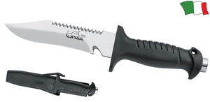 Potapljaški nož z rezilom iz nerjavnega jekla 14 cm, L 270 mm