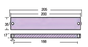 Cink anoda ploščica za motor Yamaha 60-90