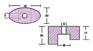 Cink anoda VETUS za thruster serija KW3 - VSET 0153