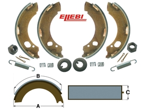 Kit zavornih oblog LBN700-LBN720-LBN1300-LBC1380...