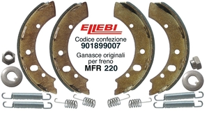 Kit zavornih oblog MFR 220 in LBN2020