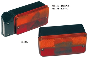 Pozicijska luč z osvetlitvijo tablice - leva