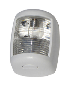 Krmna navigacijska LED luč, bela, 135°, belo ohišje