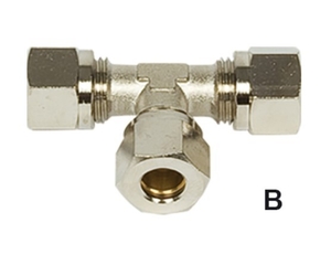 T priključek za bakreno cev premera 10 mm