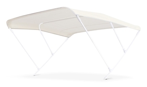 Bimini aluminij, bel, 3 loki, 150x175cm mod."Made in Italy"