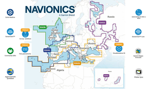 Karta Navionics Platinum+ Sredozemsko in Črno morje